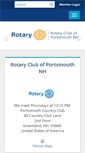 Mobile Screenshot of portsmouthrotary.org